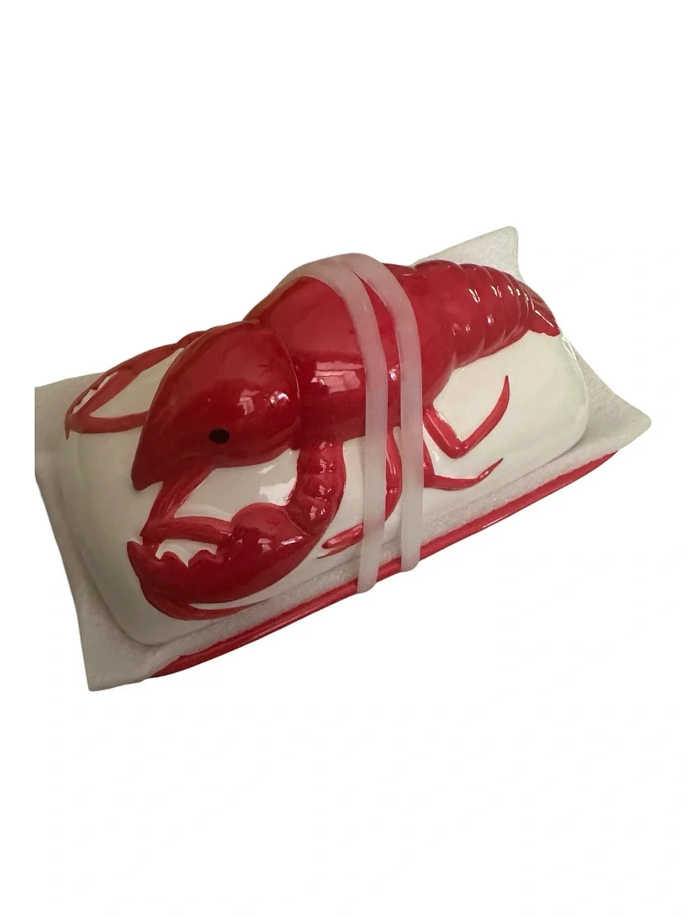 Shades of Summer Ceramic Lobster Butter Dish